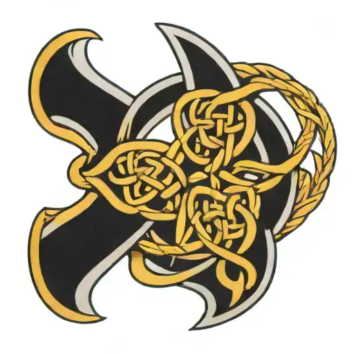 Scottish Celtic Knot tattoo design idea