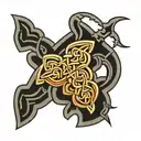 Scottish Celtic Knot tattoo design idea