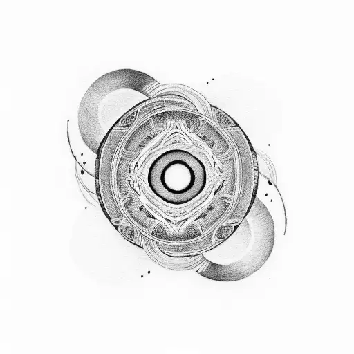 Yin and Yang infinity 831 tattoo design idea