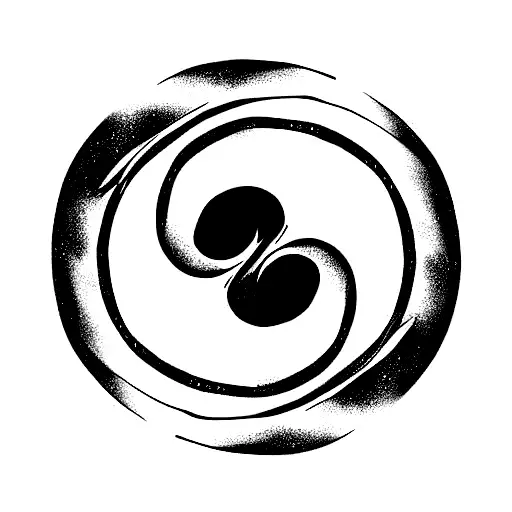 Yin and Yang infinity 831 tattoo design idea