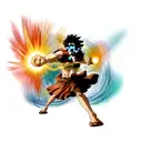 luffy 5th gear tattoo design idea