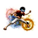 luffy 5th gear tattoo design idea