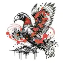 dodo bird soaring tattoo design idea