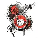 pocket watch this too shall pass tattoo design idea