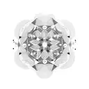 A dotwork tattoo depicting a loving family scene, with each family member represented by a unique geometric shape, symbolizing the strong bond and unity within the family. tattoo design idea