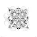 A dotwork tattoo depicting a loving family scene, with each family member represented by a unique geometric shape, symbolizing the strong bond and unity within the family. tattoo design idea