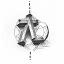 sign language alphabet tattoo design idea