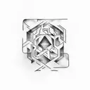 sign language alphabet tattoo design idea