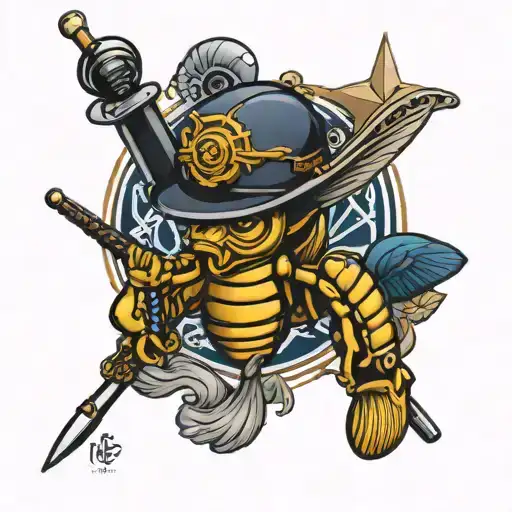 navy seabee tattoo design idea