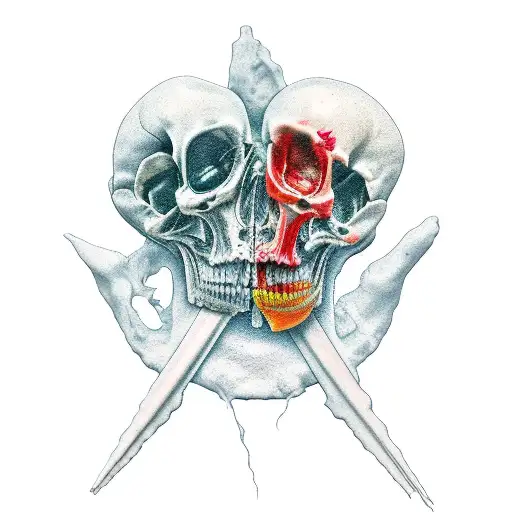 dissection tattoo design idea