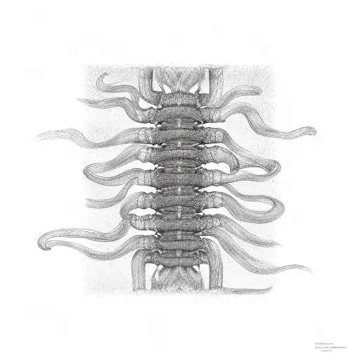 home centipede  tattoo design idea