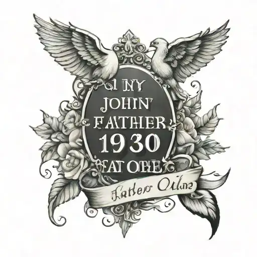 Bible verse John 10:30 I and my Father are one tattoo design idea