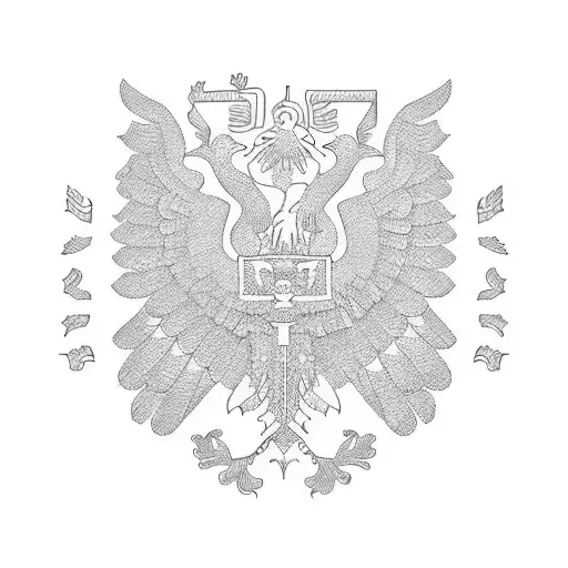 romania and philippines outlines tattoo design idea