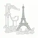 euro note tattoo design idea