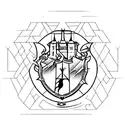 Hogwarts tattoo design idea