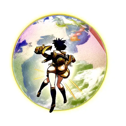 Greek Mythology Atlas carries the world tattoo design idea