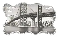 sf bay bridge tattoo design idea