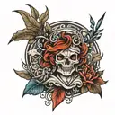 "SURRENDER" tattoo design idea