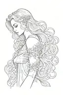 full body Aphrodite realistic sexy girl shoulder tattoo tattoo design idea