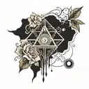 Symbols Alchemy tattoo design idea