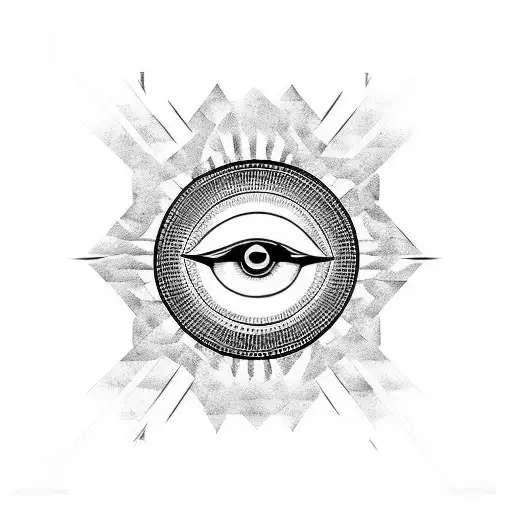 evil eye Greek skiathos  tattoo design idea