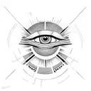 evil eye Greek skiathos  tattoo design idea