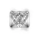 Word techno on periodical table tattoo design idea