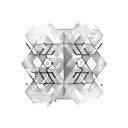 Word techno on periodical table tattoo design idea