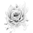 4-5 Adele flowers tattoo design idea