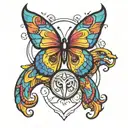 LGBT symbols tattoo design idea