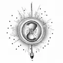 a lightbulb exploding tattoo design idea