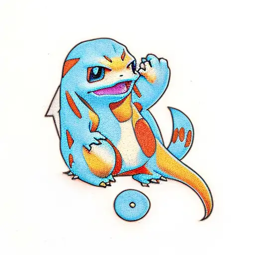 charmander tattoo design idea