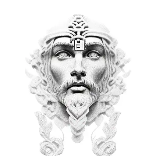 Ajax greek god  tattoo design idea