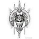 Ajax greek god  tattoo design idea