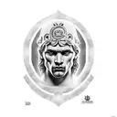 Ajax greek god  tattoo design idea