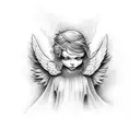 angel of dearh tattoo design idea