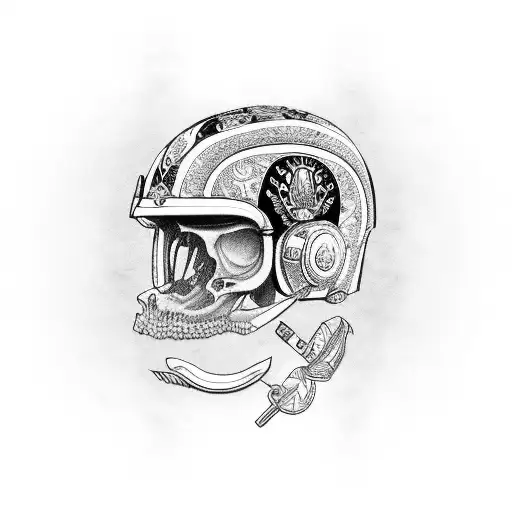 Old slot machin lowrider style tattoo design idea