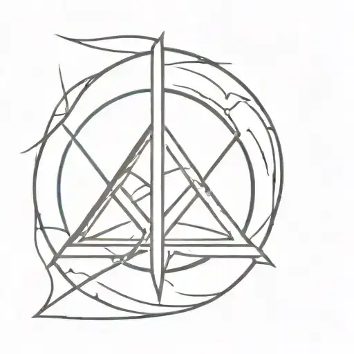 witcher signs intertwined tattoo design idea