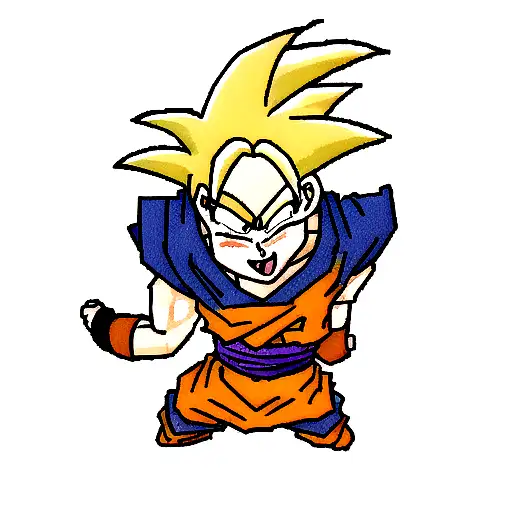 dragonball z tattoo design idea