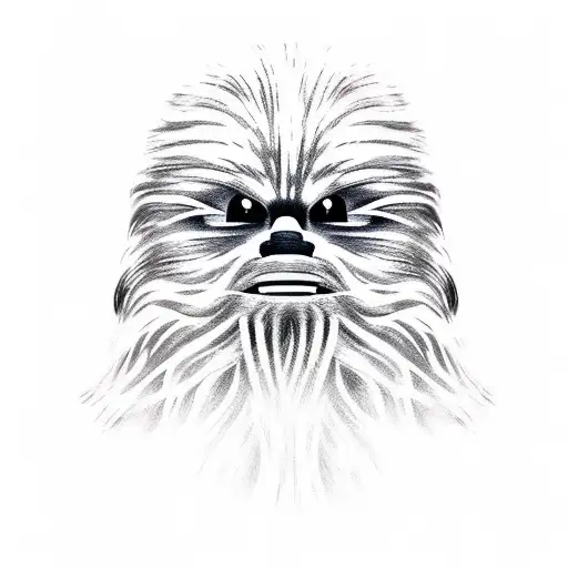 Chewbacca 50cent tattoo design idea