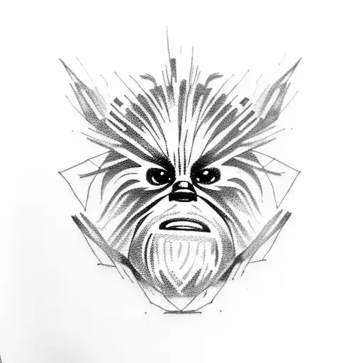 Chewbacca tattoo design idea