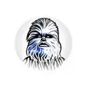 Chewbacca 50cent tattoo design idea