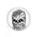 Chewbacca 50cent tattoo design idea