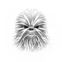 Chewbacca 50cent tattoo design idea