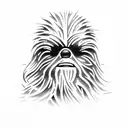 Chewbacca tattoo design idea