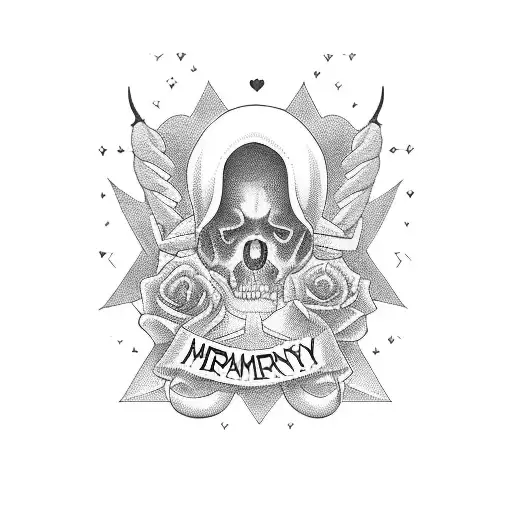 in loving memory of dad tattoo design idea