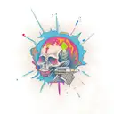 bad religion tattoo design idea