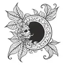 poison ivy vine tattoo design idea