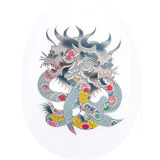 Couple Matching creative numbers tattoo design idea