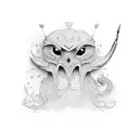 Couple Matching creative numbers tattoo design idea